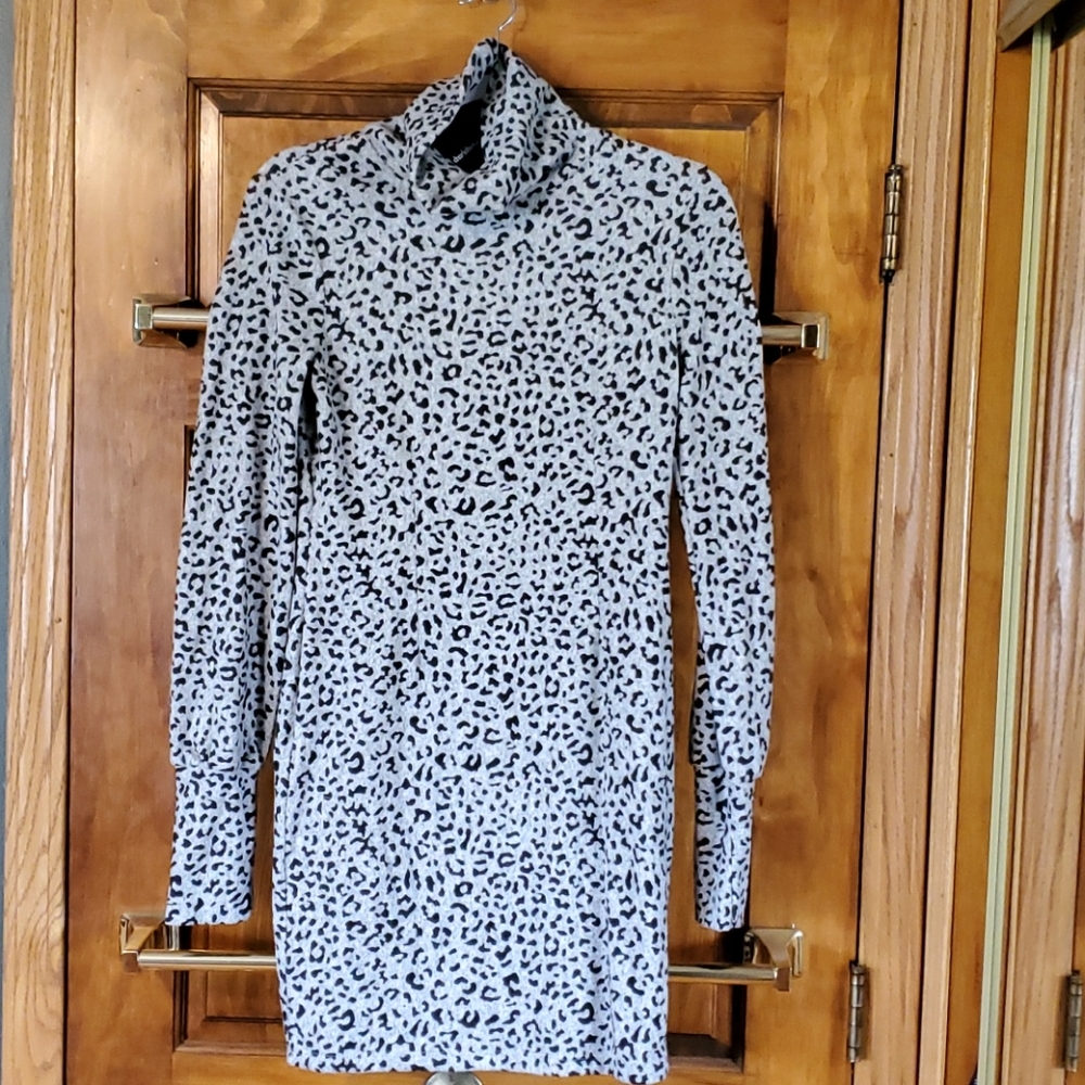 Charlotte Russe Animal Print mini size s dress NWT